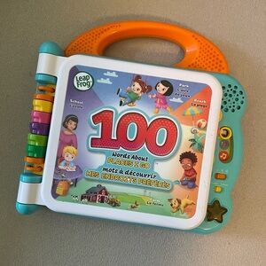 Leapfrog Learning Friends 100 Words Electronic Book English and French
